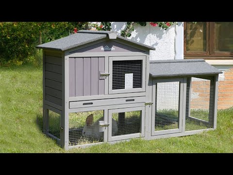 Aivituvin Small Chicken Coop AIR002, Wooden Chicken House for 1-2 Chicks