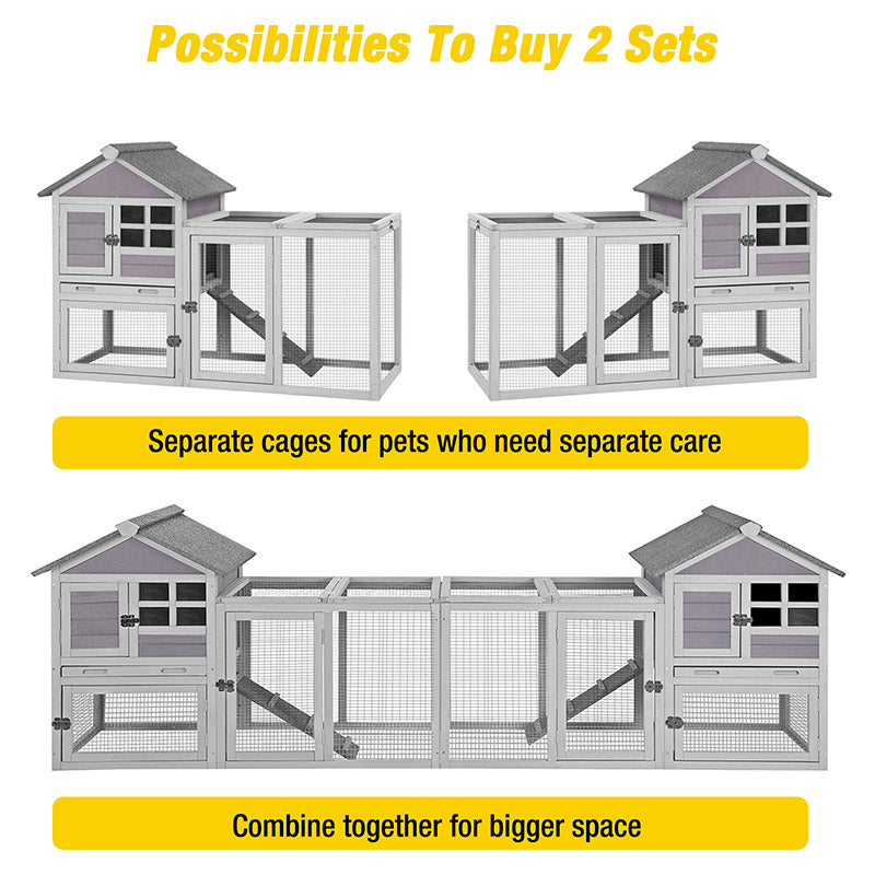 2 Story Big Bunny Cage