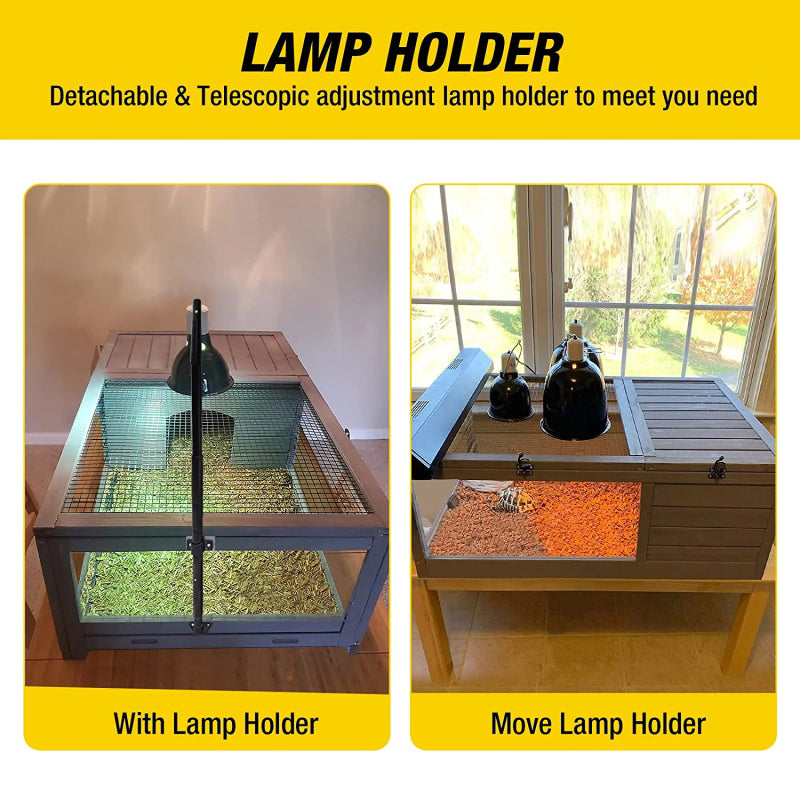 Aivituvin Indoor Outdoor Tortoise Habitat for Sulcata,Russian Turtle