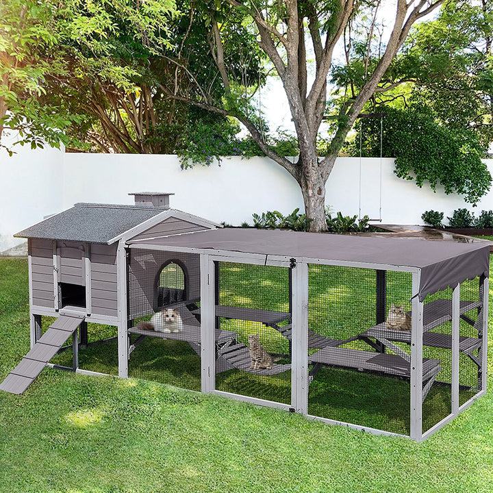 AivituvinAIR82 Large Cat Enclosure,Vertical Climbing Enclosure