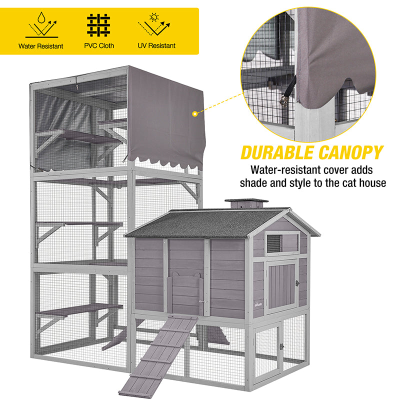 Aivituvin Large Cat Enclosure AIR82, Vertical Climbing Enclosure