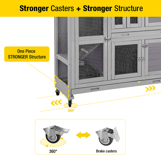 Rabbit Hutch On Wheels 