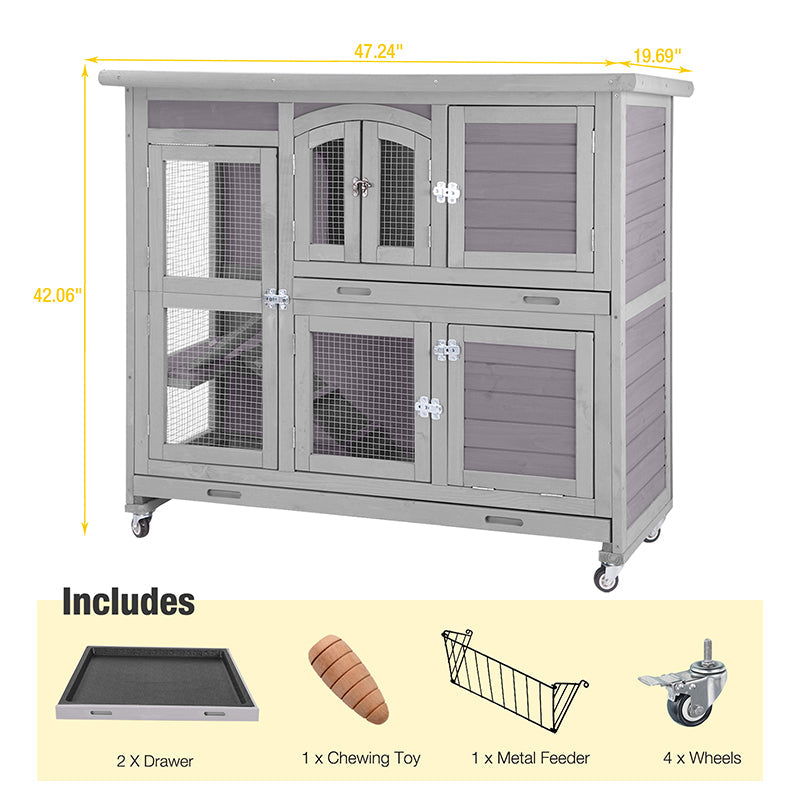 Rabbit Hutch On Wheels 