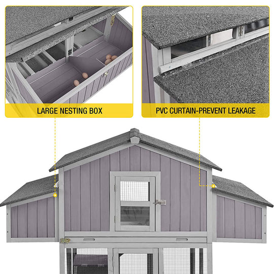 Aivituvin-AIR60 Chicken Coop Extension Run ,Combine with AIR59 AIR66 AIR67 AIR69