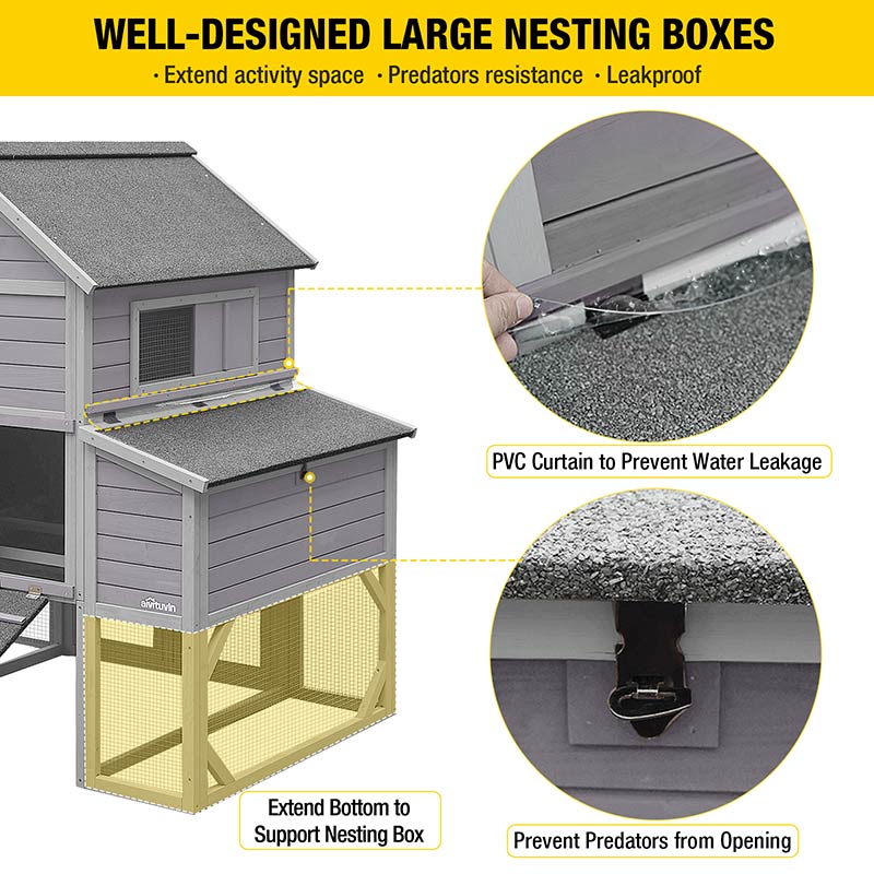 large chicken coop