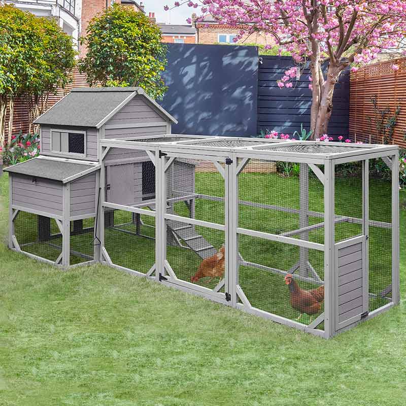 large chicken coop