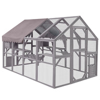 Aivituvin-AIR52 Outdoor Cat Run | Large Cat Enclosure