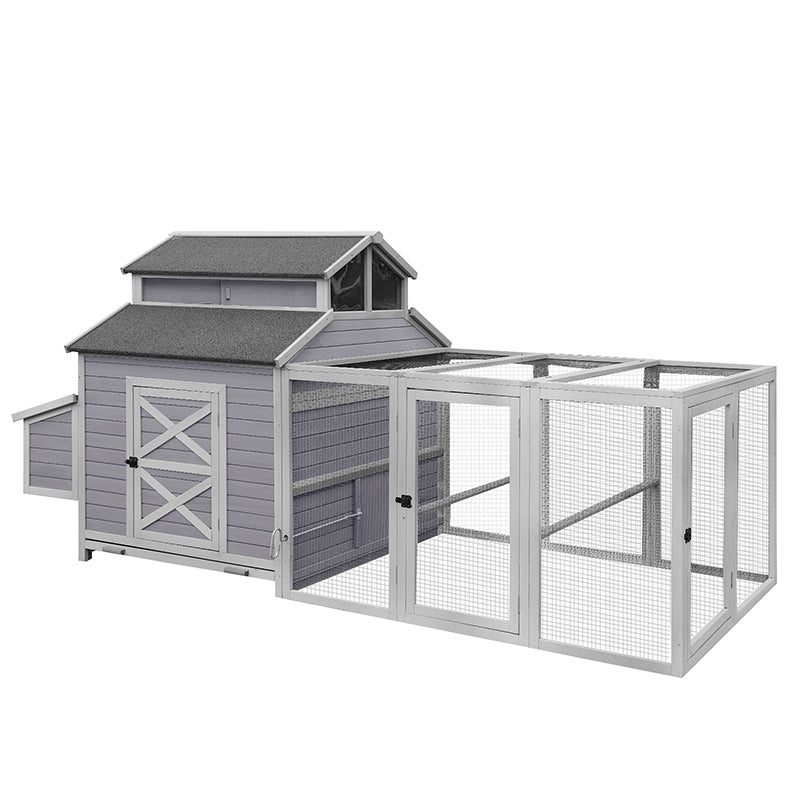 Aivituvin-AIR49 Big Duck Coop | Extra Large Chicken Coop for 4-6 Ducks,Chickens