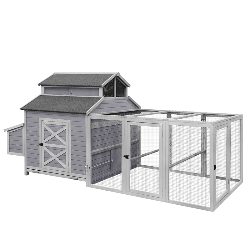 Aivituvin Large Poultry Coop AIR49, Duck and Chicken Coop for 4–6 Birds