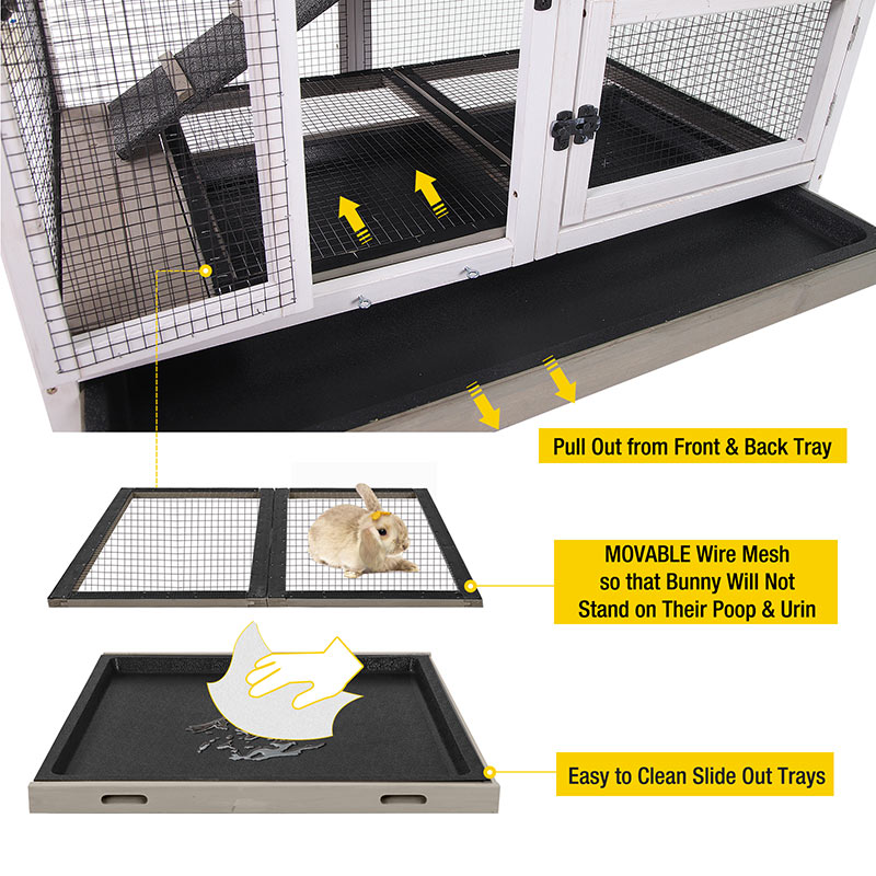 outdoor rabbit hutch