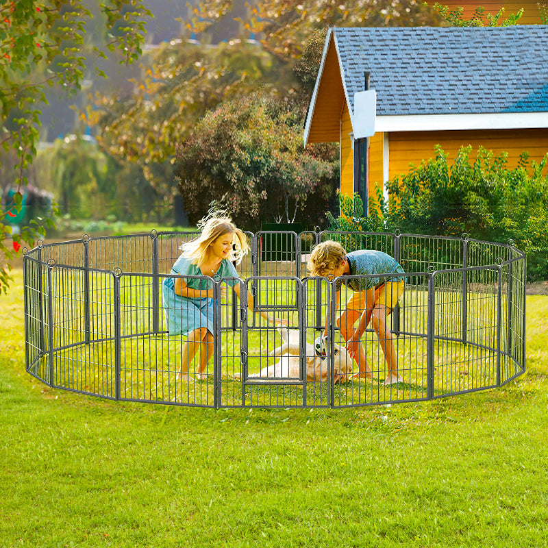 Dog Pen for Outdoor and Indoor,Large Portable Puppy Pet Playpen
