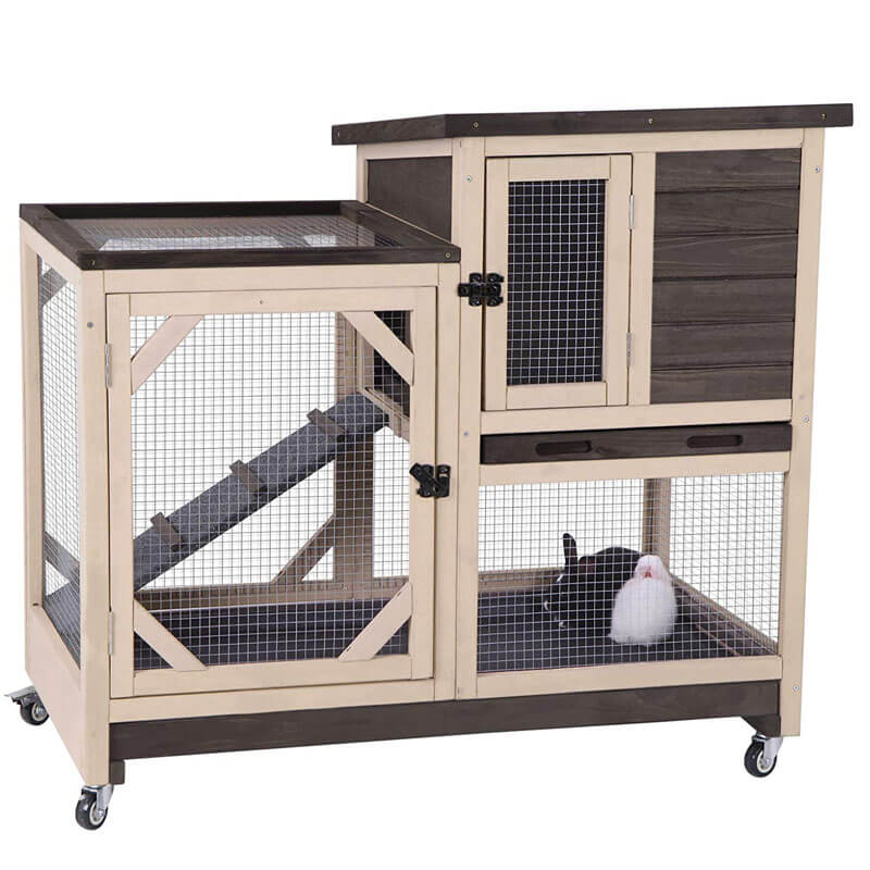 Movable Rabbit Shelters Outdoor Rabbit Hutches | Weather-Ready Shelter for Rabbits – Aivituvin