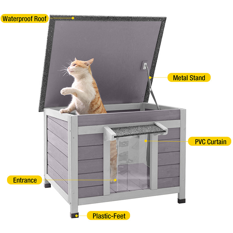 small cat house